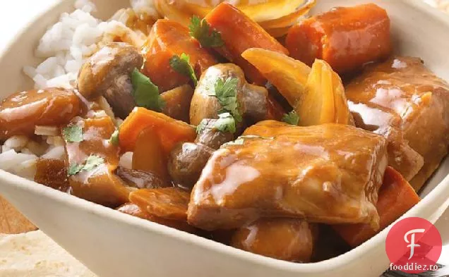 Tocană De Porc Asiatică Cu Aragaz Lent