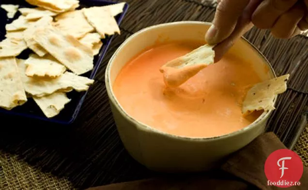 Ardei Roșu Prăjit–Feta Dip