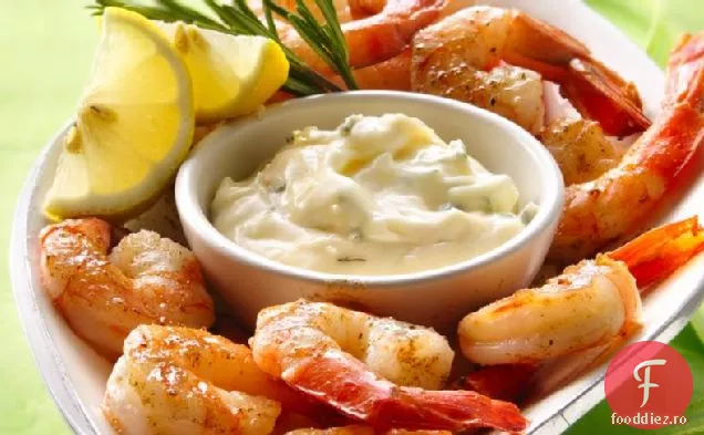 Creveți Bayou cu Aioli de lămâie-rozmarin