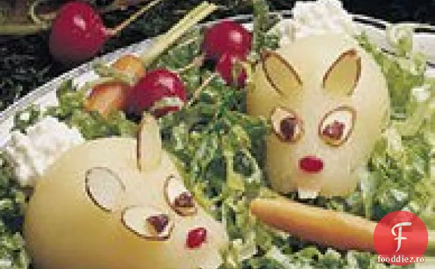 Salată de iepure din pălărie