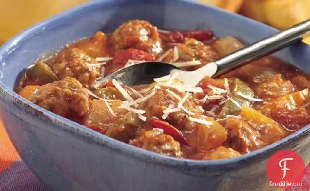 Tocană De Chiftele Italiană Ușoară Cu Aragaz Lent