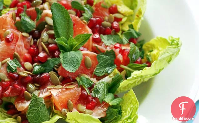 Grapefruit, Rodie Și Salată Verde