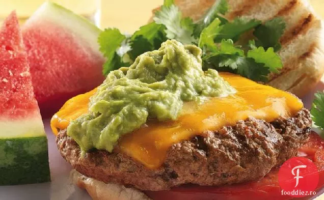 Burgeri Chipotle la grătar cu Guacamole