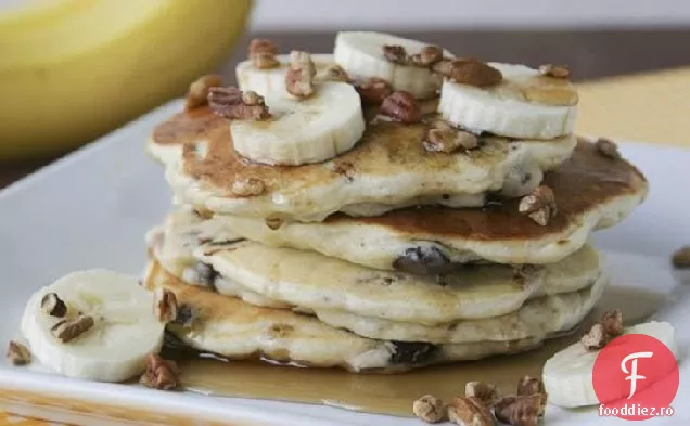 Clătite Cu Banane-Ciocolată-Pecan