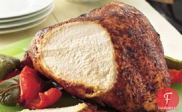Piept de curcan la grătar cu frecare de chimen Chili