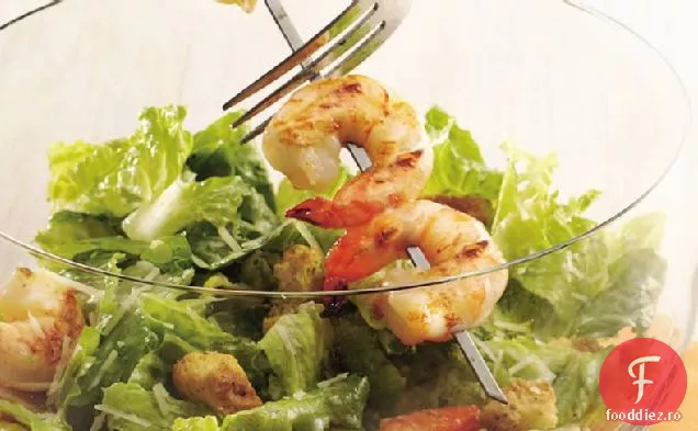Salată De Creveți La Grătar Caesar