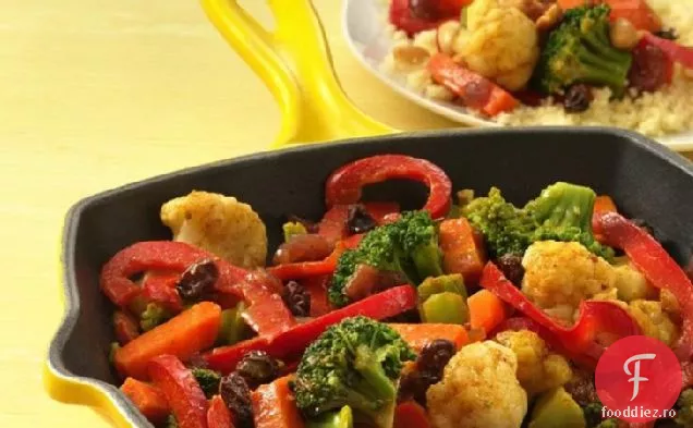 Curry de legume cu cuscus