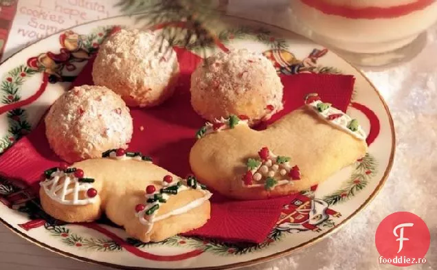Biscuiți Cu Bulgăre De Zăpadă Cu Mentă