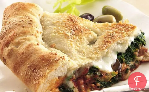 Plăcintă Cu Pizza Cu Spanac