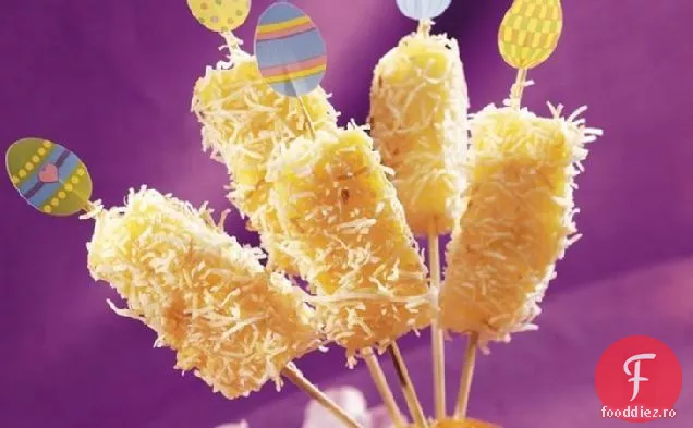 Ananas congelat pe un băț