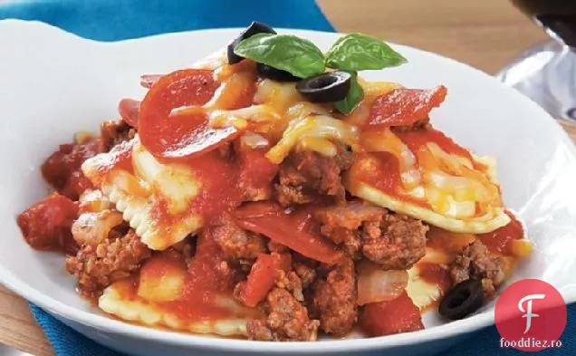 Slow-Aragaz Pizza Ravioli Amesteca