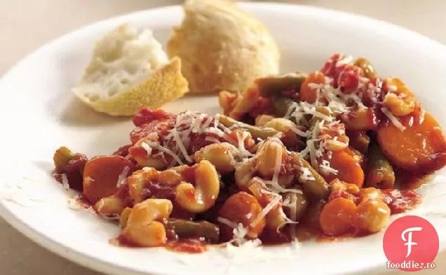 Caserola Minestrone Mediteraneană Cu Aragaz Lent
