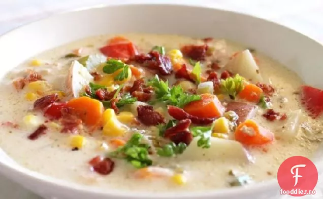 Chowder De Pui-Porumb Cu Aragaz Lent