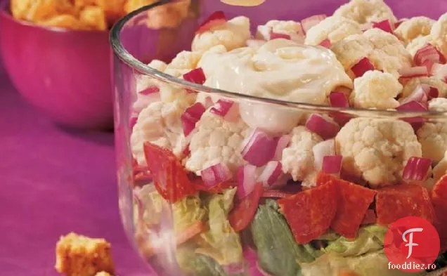Salată De Legume Cu Straturi Cremoase