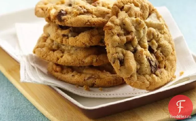 Cookie-uri de bucăți alb-negru