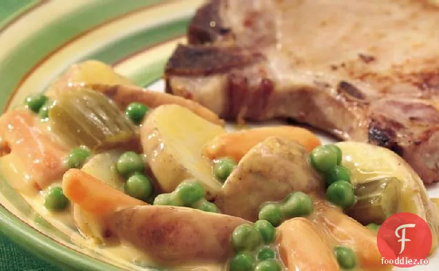 Caserola De Legume De Iarnă Cu Brânză Cu Aragaz Lent