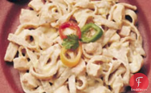 Fettuccine Chipotle cu curcan afumat