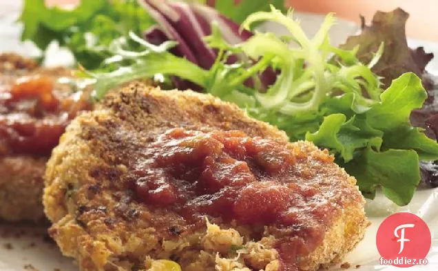 Prăjituri de porumb și Crab