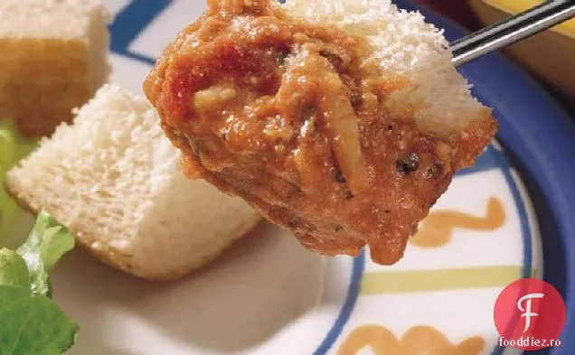 Fondue De Pizza Cu Aragaz Lent