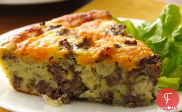 Plăcintă picantă de porc și pui imposibil de ușoară