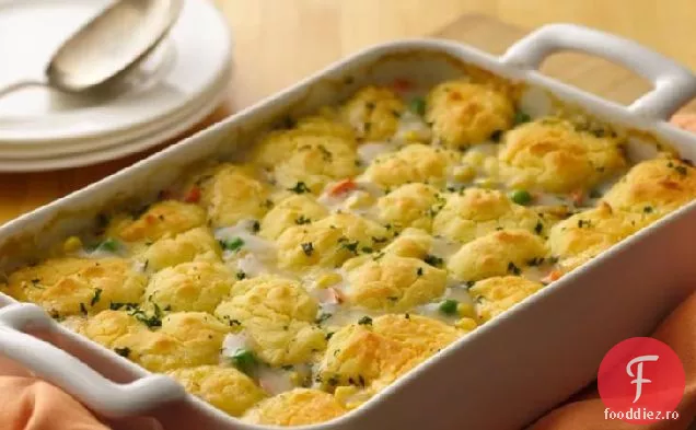 Plăcintă cu oală de pui și legume fără Gluten