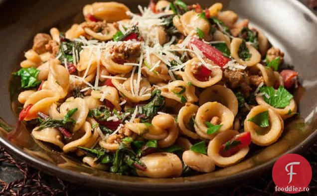 Orecchiette cu Chorizo și Chard elvețian