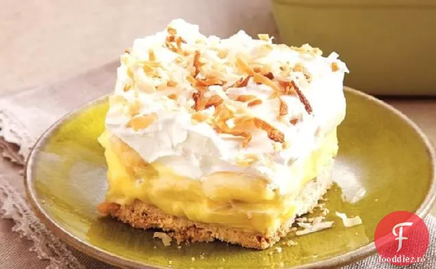Desert Cu Cremă De Banane-Nucă De Cocos