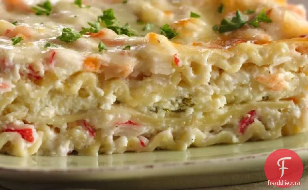 Lasagna Cremoasă Cu Fructe De Mare