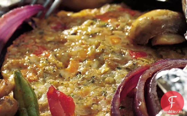 Pachete De Folie De Burger Veggie La Grătar