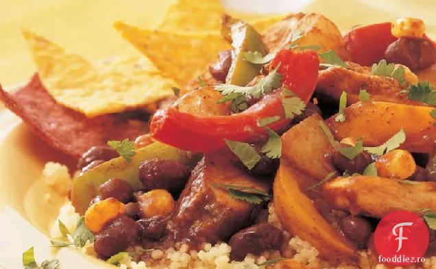 Pui de sud-vest și cuscus