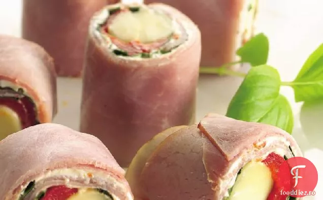 Busuioc fără Gluten și mușcături de ardei roșu prăjit