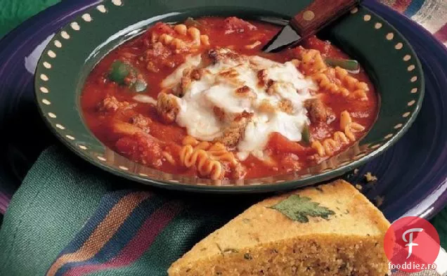 Supă De Lasagna Cu Brânză