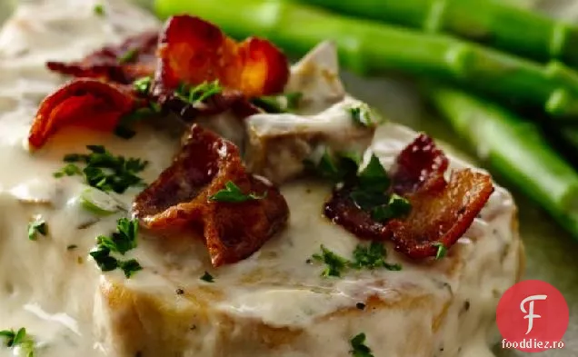 Cotlet Cremos De Porc Cu Ciuperci