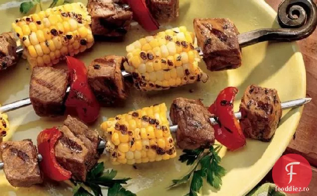Carne de vită și porumb la grătar
