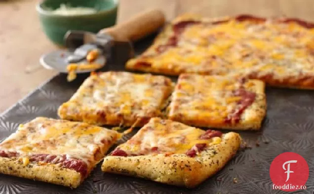 Pizza Italiană Cu Brânză Crustă
