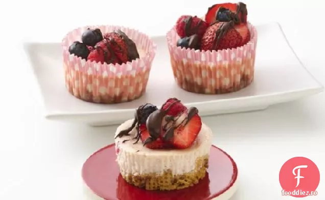 Mini Cheesecakes Triple Berry Fără Gluten
