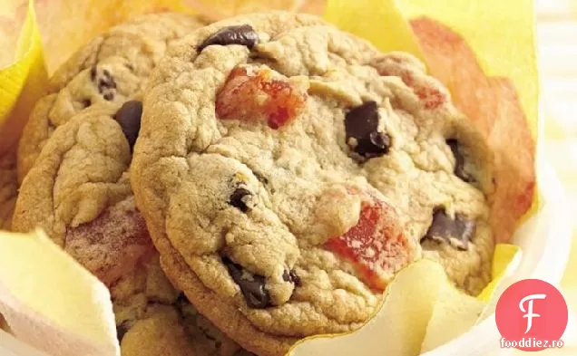 Cookie-Uri Cu Bucăți De Ciocolată Portocalie