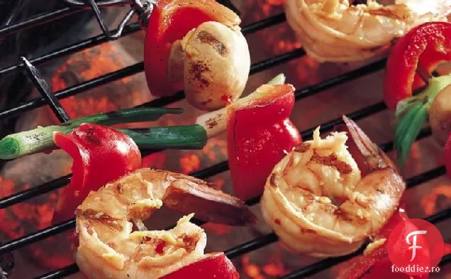 Kabobs De Creveți De Ghimbir