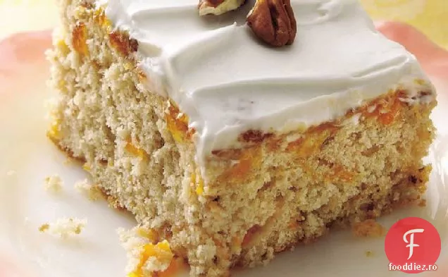 Tort de unt Pecan cu caise
