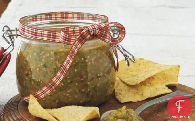 Salsa Tomatillo-Poblano Prăjită