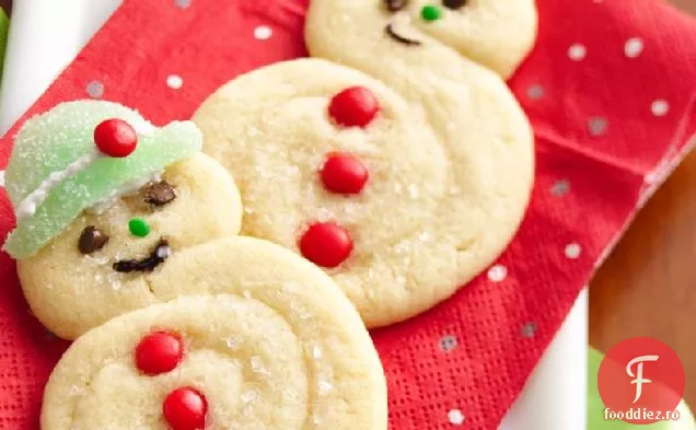 Spiral Snowman Cookie-Uri