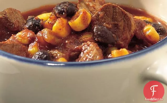 Slow-aragaz picant Sud-Vest carne de vită și fasole Chili