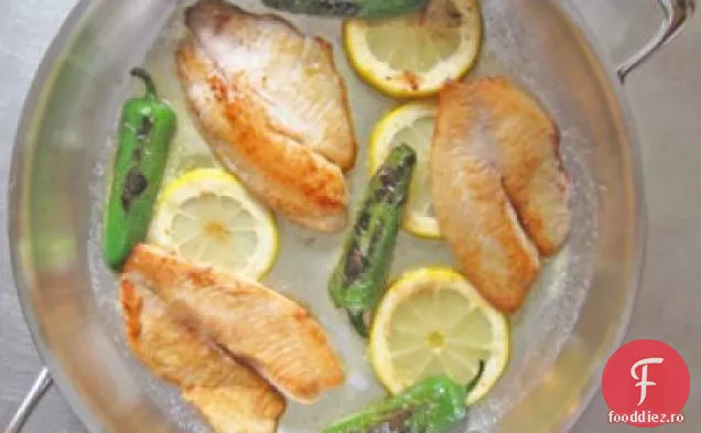 Pan Tilapia Sotată Cu Lămâie Și Jalapeno