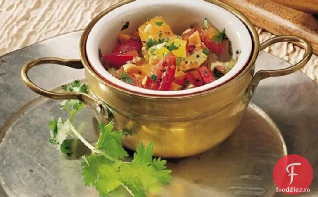 Salată De Roșii Tocate (Tamatar Nu Salade)