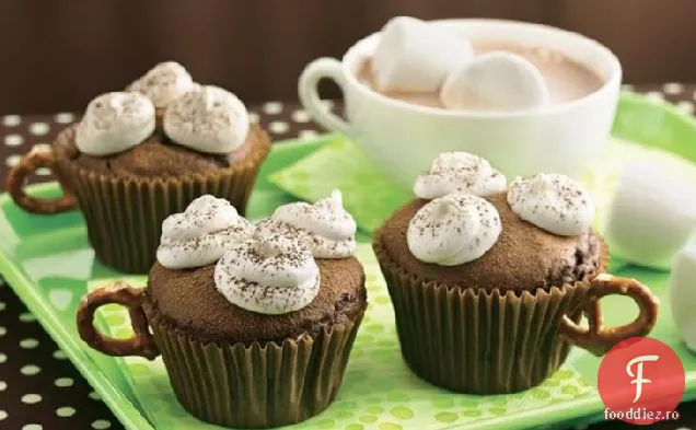 Cupcakes Cu Ciocolată Caldă