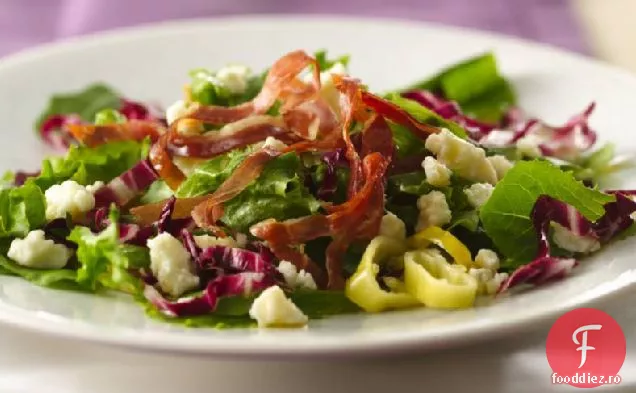 Verdeață cu Prosciutto, Gorgonzola și Pepperoncini