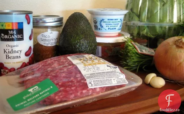 Împachetări Cu Salată Taco De Vită