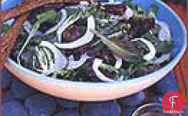 Salată de salată și fenicul cu vinetă de citrice