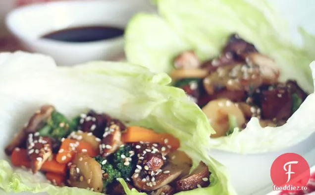 Împachetări Cu Salată De Pui Teriyaki