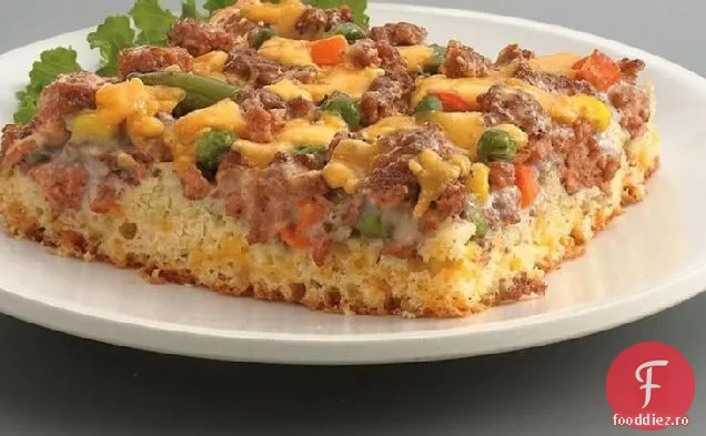 Topitură de Cheeseburger Deluxe (mai ușoară )